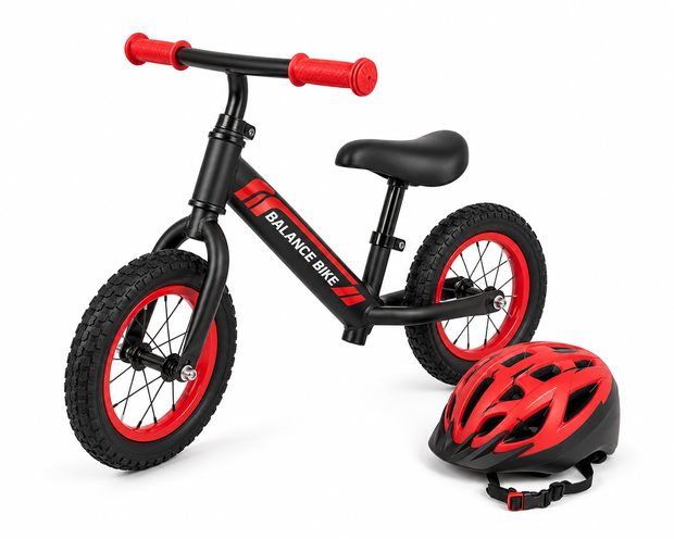 Toddler bike + helmet