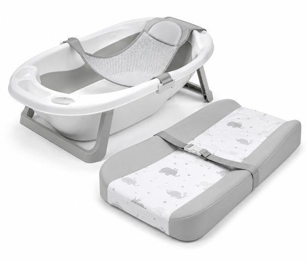 Baby bath + changing pad