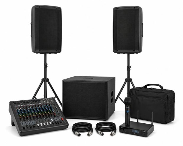PA + microphone