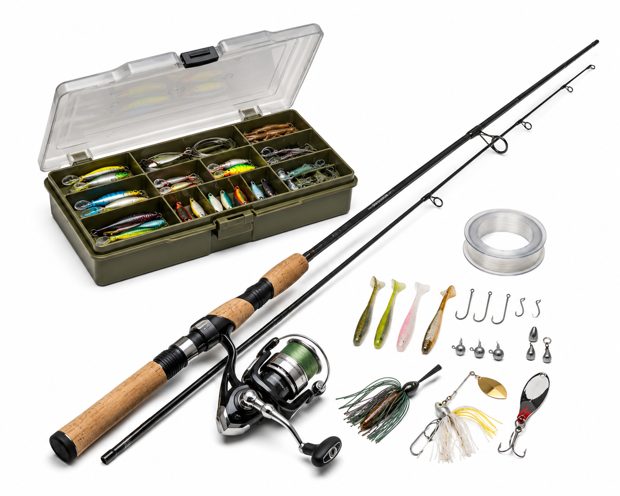 Fishing rod + tackle