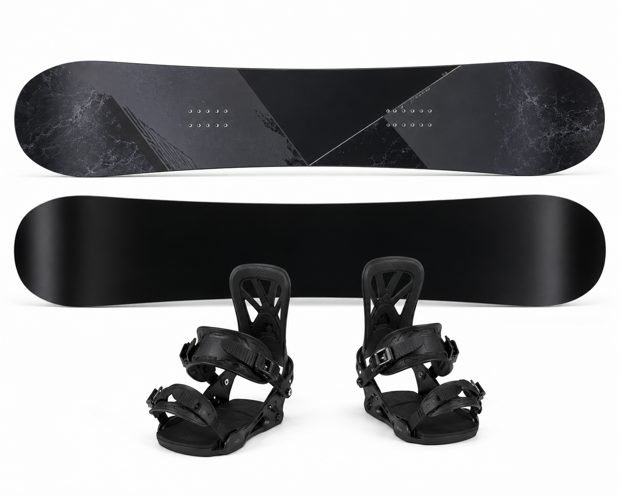Snowboard + bindings