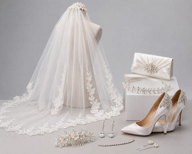 Veil + bridal accessories